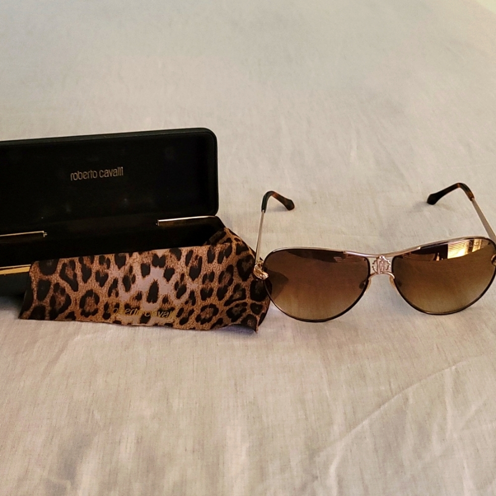 Roberto Cavalli unique snake sunglasses